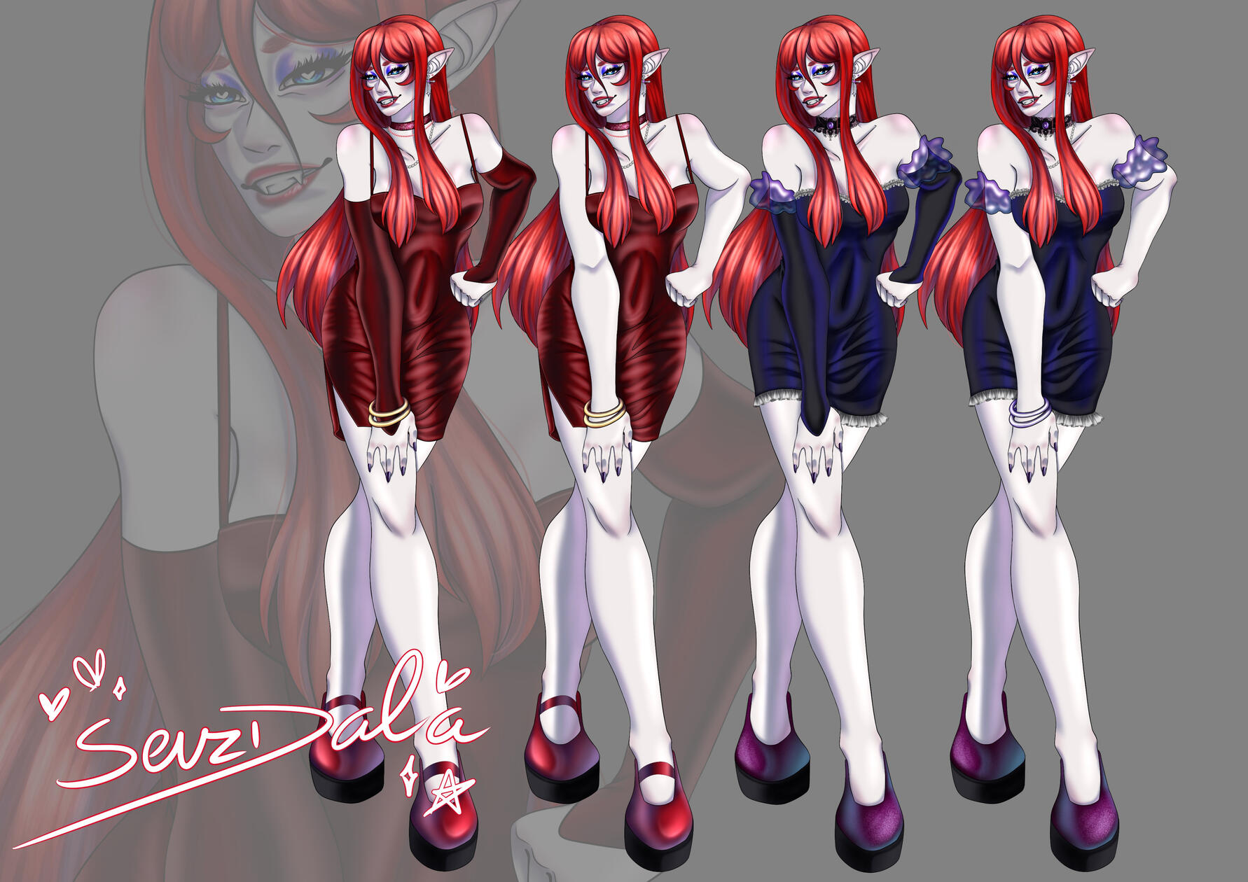 Vampire Oc Sevzdalia showcase